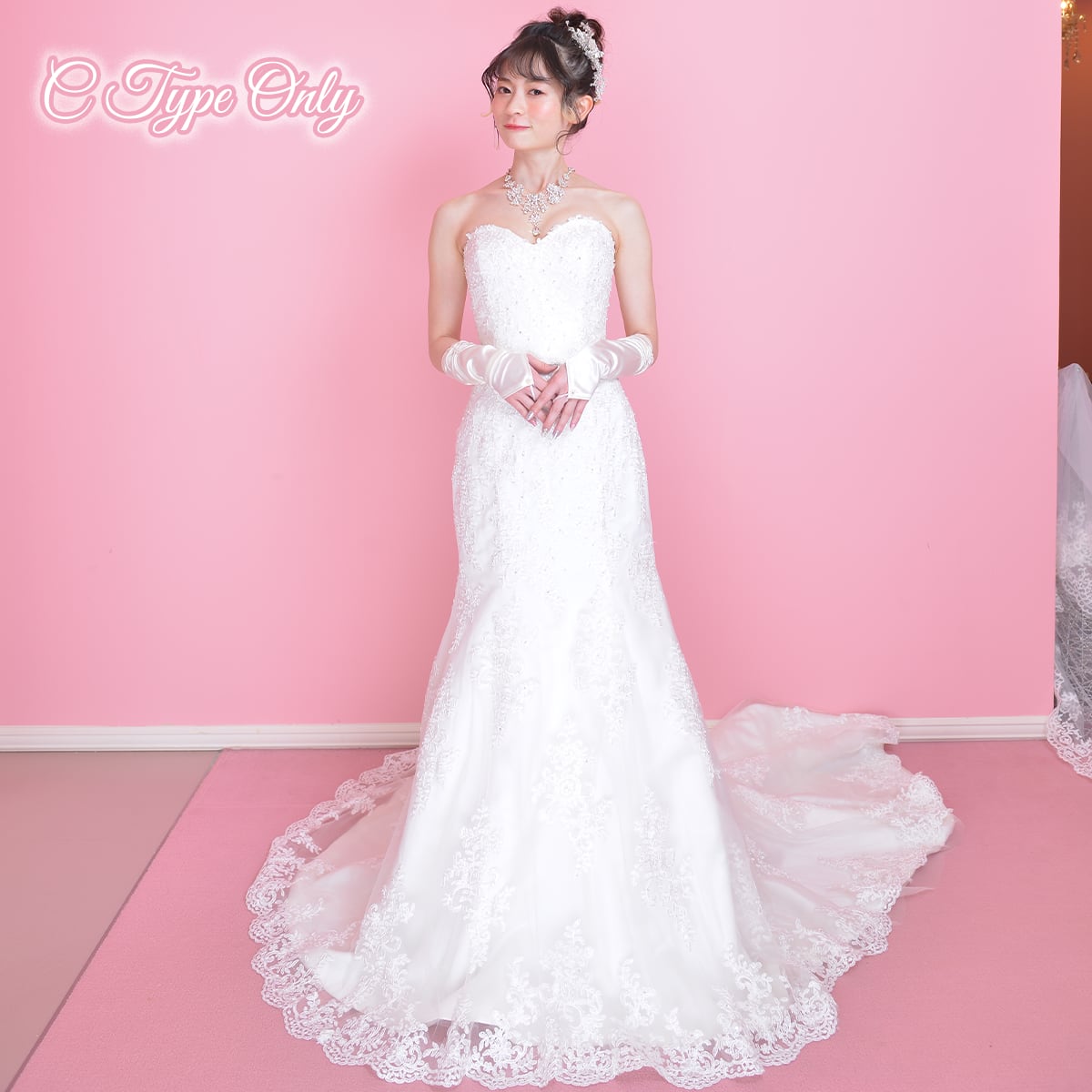 ウエディングドレス用 オーバードレス パフスリーブ オーダー制作